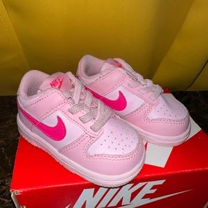 Nike dunk low- triple pink sneakers known as Barbie dunks